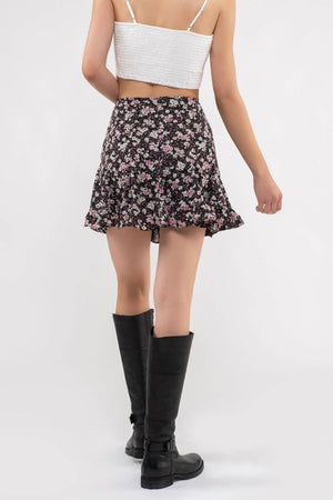 Sway Floral Mini Skirt