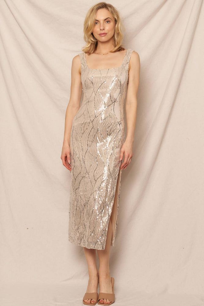 Sparkle and Celebrate Midi Dress