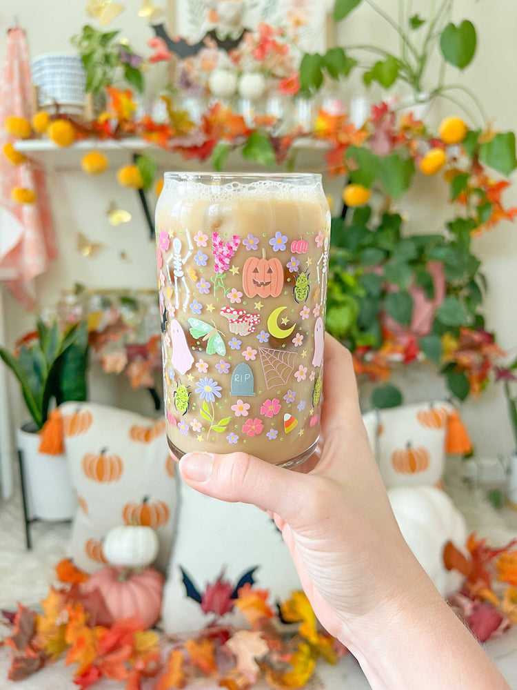 16oz Halloween Glass