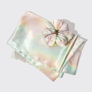 Satin Pillowcase & Scrunchie - Aura