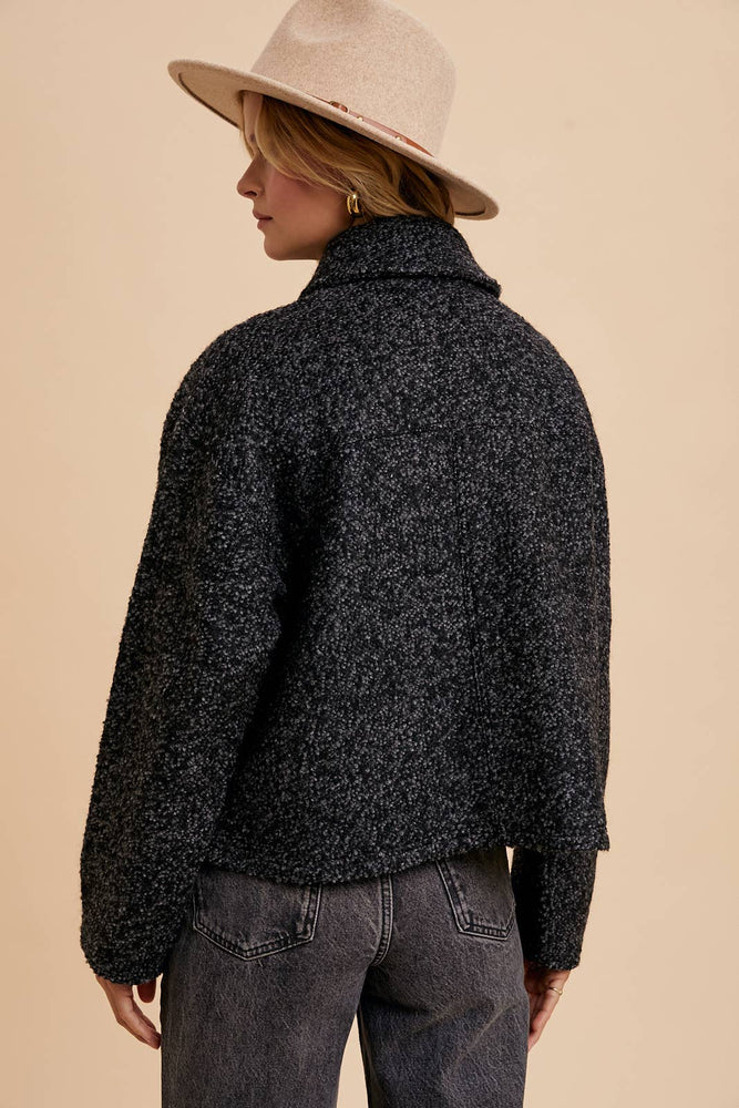 Brooklyn Collared Boucle Jacket