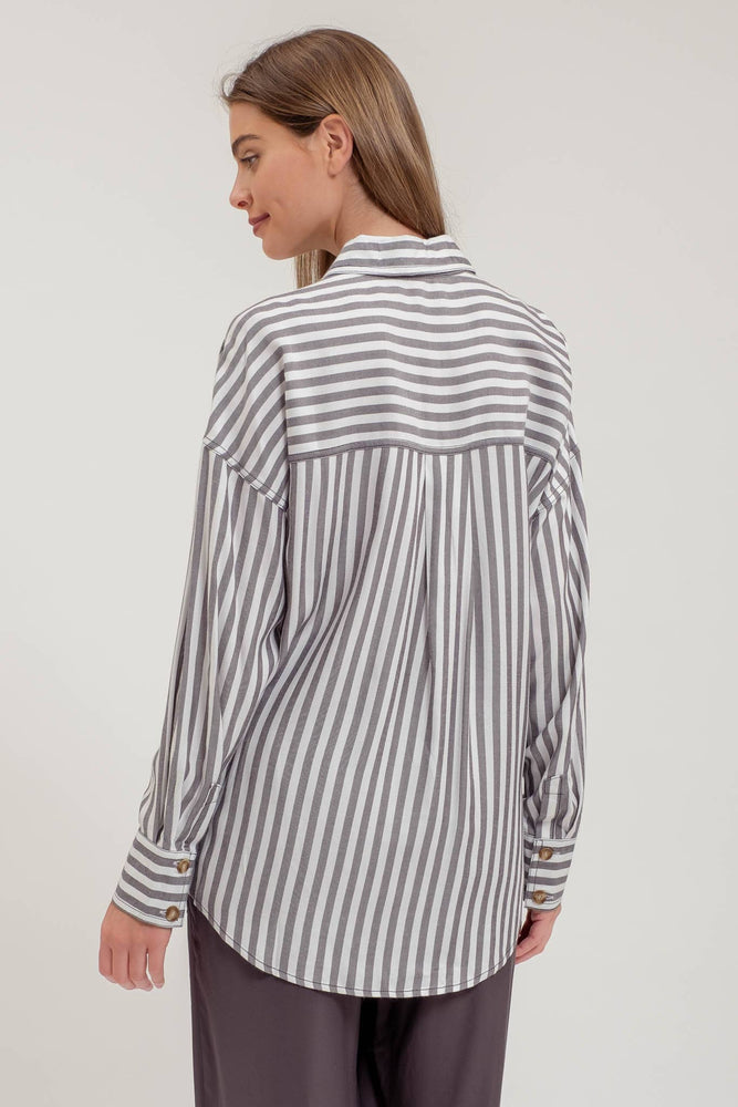 Classic Stripe Button down