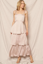 Champagne Taste Tiered Maxi Dress