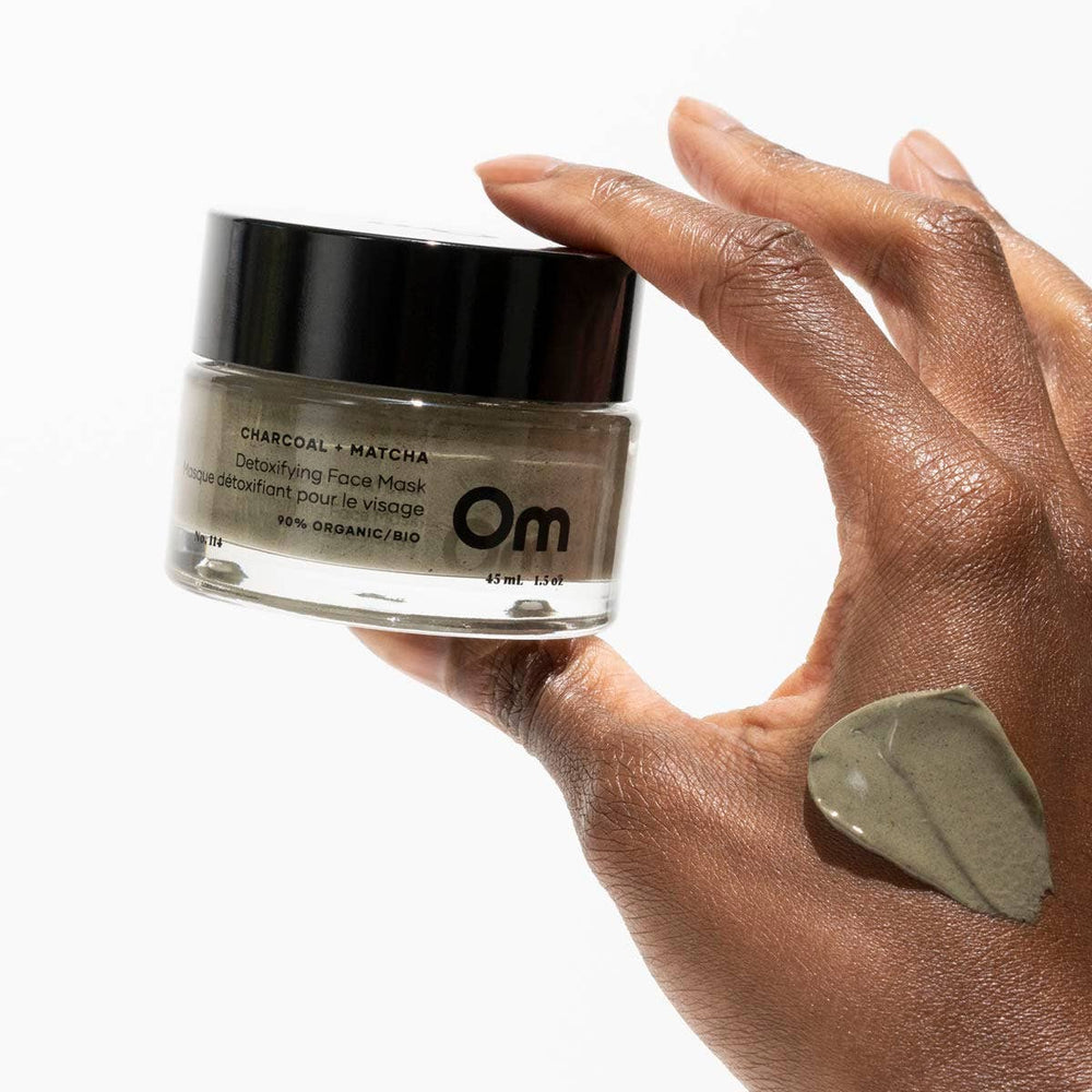 Om - Charcoal + Matcha Detoxifying Face Mask