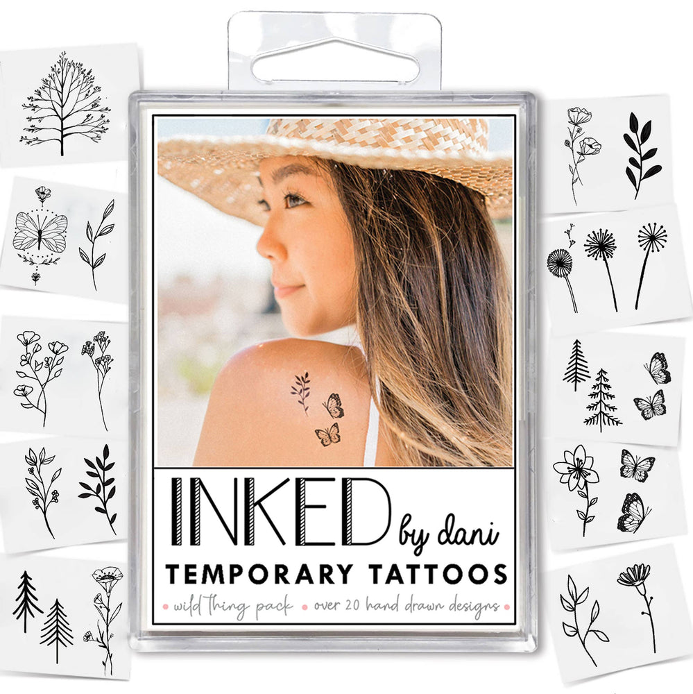 Wild Thing  Temporary Tattoo Pack