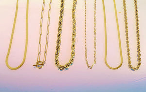 Large Paperclip Toggle Necklace